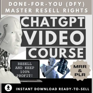 PLR ChatGPT Video And Ebook Courses Pack